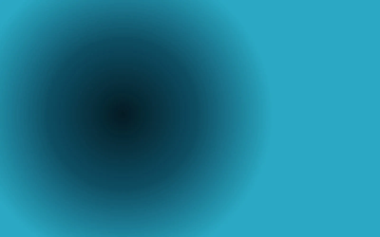 Blue field of light undulating across a dark exhibition hall